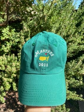 2011 The Masters Golf Hat Green Augusta USA Dad Tournament Cap